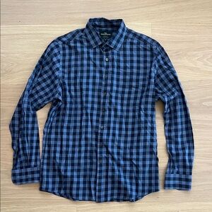 Rodd & Gunn Navy and Black Check Button-Down Shirt